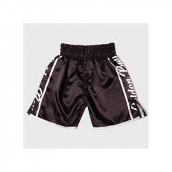 Pantalón Boxeo Golden Boy Negro Blanco