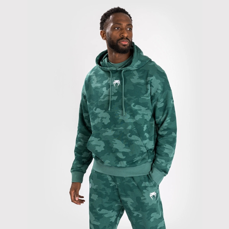 Sudadera con capucha Venum Vortex XL para home - camuflaje turquesa